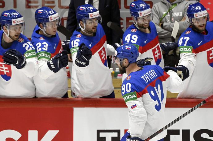 Slovaki, IIHF SP 2022 | Slovaki so s 7:1 premagali Dance in se uvrstili v četrtfinale. | Foto Guliverimage