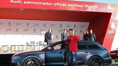 Audi in Real Madrid: Christiano Ronaldo bo vozil audija RS6 avanta
