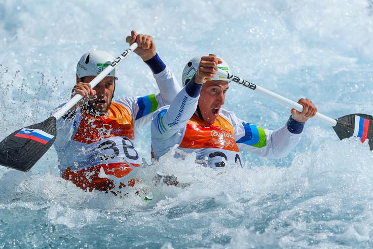 Luka Božič Sašo Taljat Rio 2016 | Foto: Stanko Gruden, STA