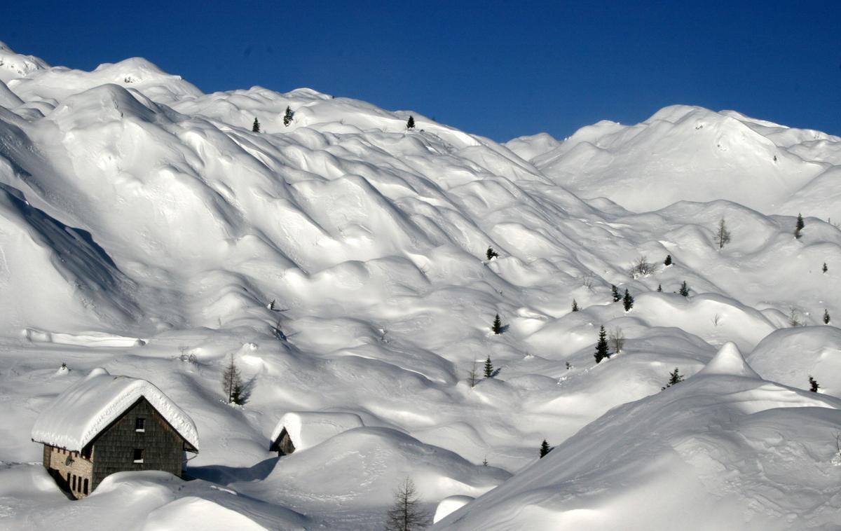 gore sneg snežne razmere | Na Planinski zvezi Slovenije zaradi debele snežne odeje odsvetujejo obisk visokogorja.  | Foto Manca Ogrin