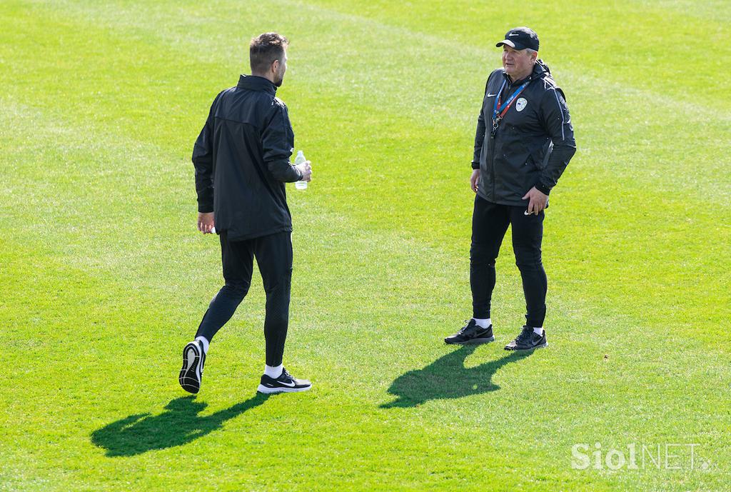 Trening Slovenska nogometna reprezentanca Brdo