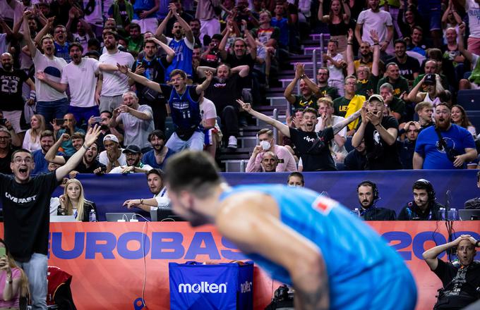 Slovenija si je zagotovila prvo mesto v skupini B, najmočnejši izmed vseh štirih na letošnjem EuroBasketu. | Foto: Vid Ponikvar
