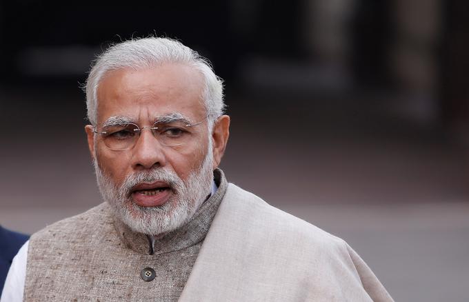 Indijski premier Narendra Mori - le zakaj je leta 2015 iskanje fotografij v Googlu s pojmom Top 10 criminals in India vrnilo tudi njegovo fotografijo? | Foto: Reuters