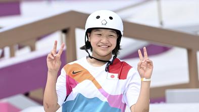 Šele 13-letna Japonka je postala najmlajša olimpijska prvakinja