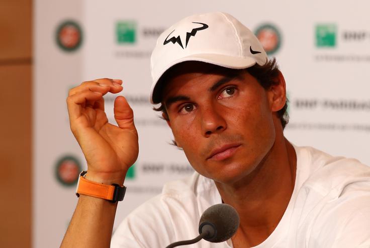 Rafael Nadal je moral zaradi poškodbe zapestja sredi OP Francije zapustiti turnir. | Foto: 