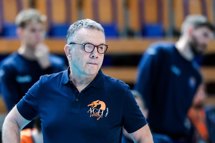 ACH Volley : Orion Stars, Igor Kolaković | "Če bodo moji igralci vsi razpoloženi na servisni črti, bomo zagotovo neugoden tekmec," je prepričan trener ACH Volleyja Igor Kolaković. | Foto Aleš Fevžer