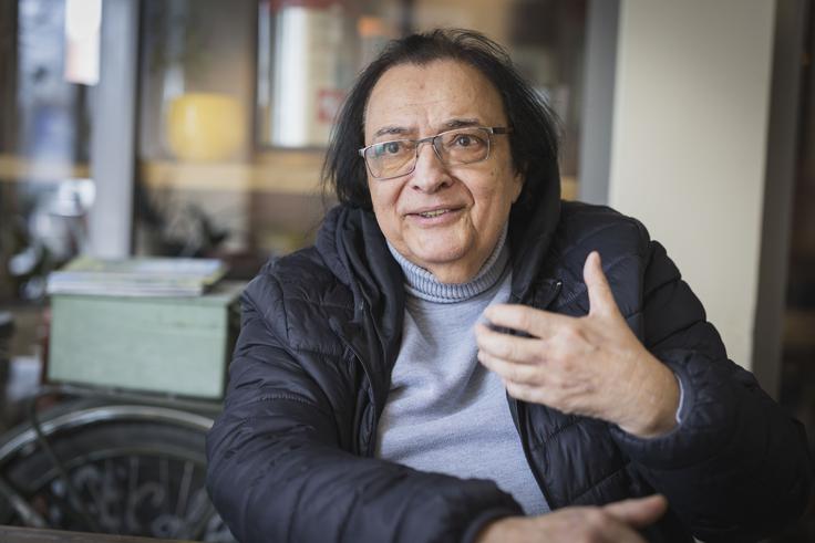 "Vedno pa se spomnim nepozabnega srečanja, ki sicer še ni bilo sodelovanje, ampak bolj spoznavanje. To je bilo srečanje s Paulom McCartneyjem. Spoznala sva se leta 2016 v Münchnu, ko sva imela oba isti dan koncert v mestu – jaz s svojo zasedbo, on pa s svojo. On je nastopal na stadionu, mi pa v Circus Krone. Na srečo smo mi začeli pol ure kasneje, zato sem ga lahko obiskal." | Foto: Bojan Puhek