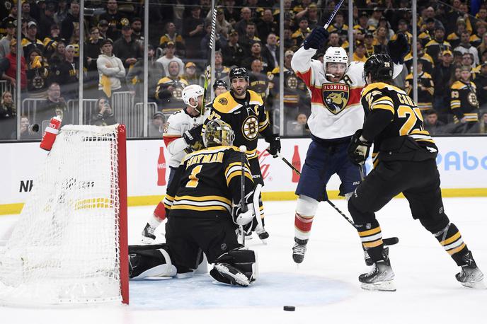 Boston Bruins Florida Panthers | Florida je na sedmi tekmi v podaljšku zmagala s 4:3 in napredovala s 4:3 v zmagah. | Foto Reuters