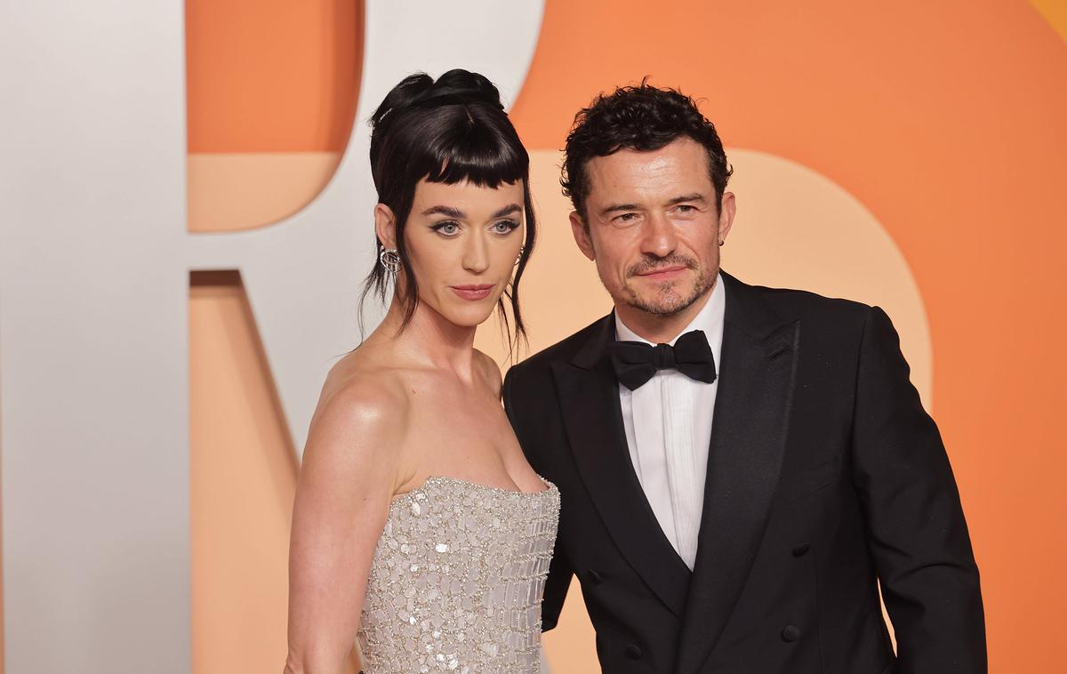 Katy Perry in Orlando Bloom | Pevka in igralec sta se spoznala leta 2016 na zabavi po podelitvi zlatih globusov, na valentinovo leta 2019 sta se zaročila, avgusta 2020 pa se jima je rodila hčerka Daisy Dove. | Foto Guliverimage