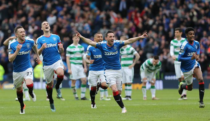 Škotski velikan Glasgow Rangers, ki si je opomogel po finančnem šoku, zaradi katerega je pred leti padel v najnižjo ligo, se vrača v Evropo. | Foto: Reuters