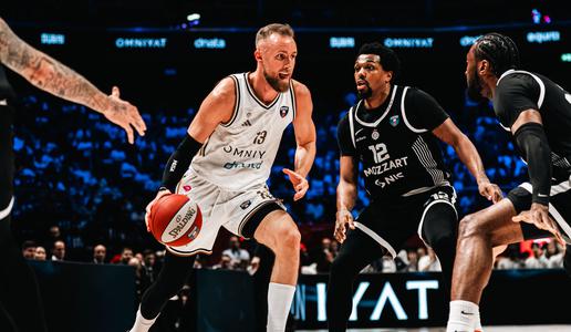 Sekulić in Prepelič se veselita prve finalne zmage proti Partizanu