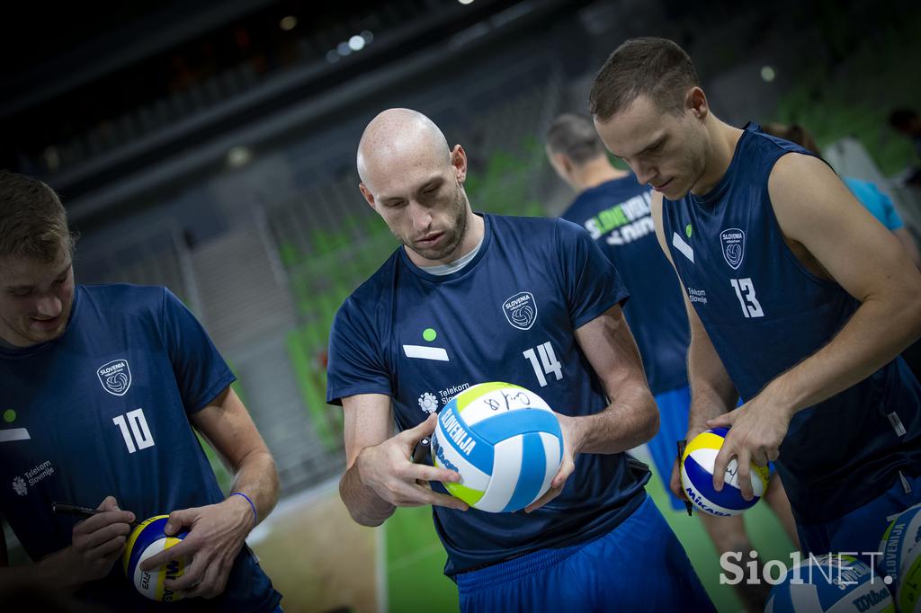 Trening moške odbojkarske reprezentance