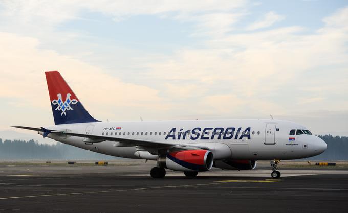 Letalsko povezavo delno državne družbe Air Serbia z New Yorkom ohranjajo srbski davkoplačevalci. | Foto: STA ,