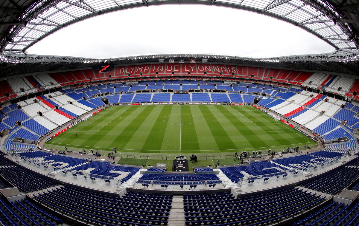 Parc Olympique Lyonnais | Tako konec tedna bodo tribune v Franciji samevale. | Foto Reuters