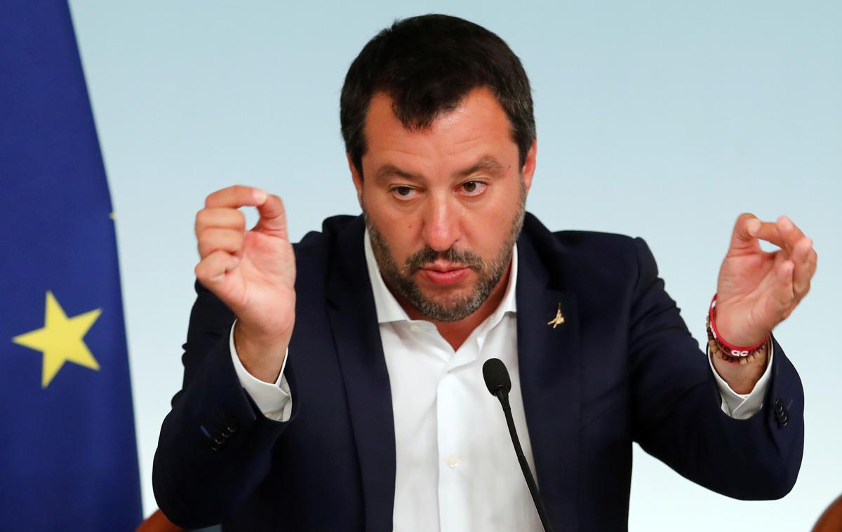 Matteo Salvini | Foto Italijanski notranji minister Matteo Salvini se je ostro odzval na pozive slavnega hollywoodskega igralca Richarda Gera, naj italijanska vlada sprejme migrante s španske ladje Open Arms.
