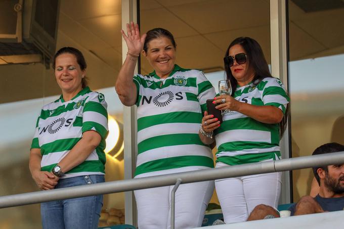 Maria Dolores dos Santos Aveiro, mama Cristiana Ronalda, je strastna navijačica Sportinga.  | Foto: Guliverimage/Vladimir Fedorenko