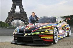 Jeff Koons poslikal BMW-jev dirkalnik