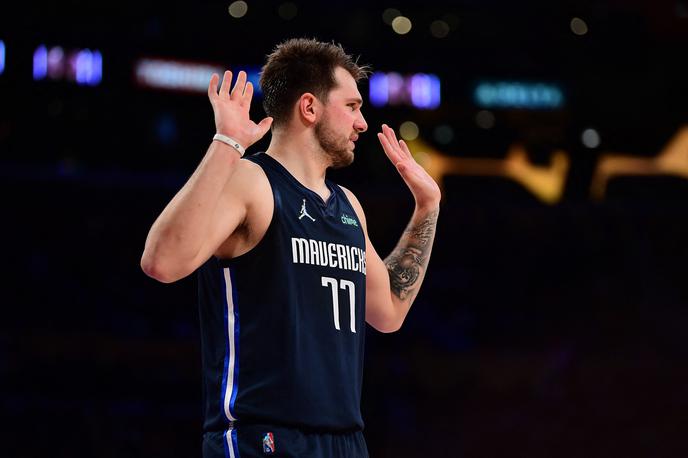 Luka Dončić | Luka Dončić je izpustil tekmo v Houstonu. | Foto Reuters