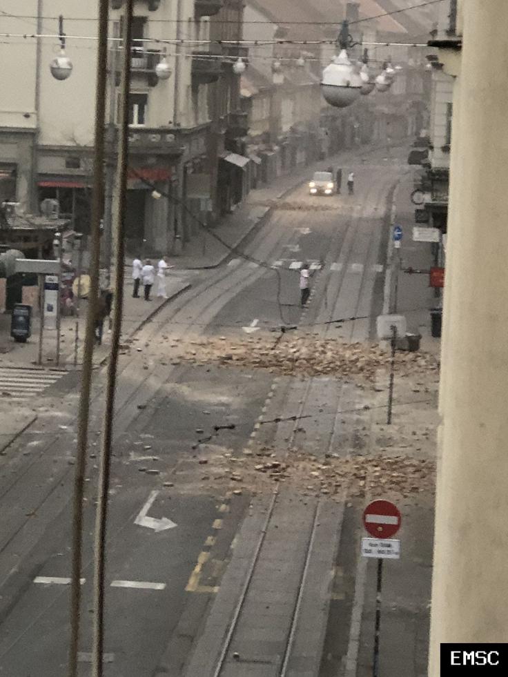 Potres, Zagreb | Foto: EMSC