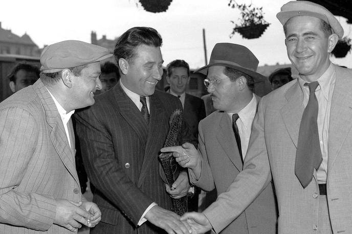 Nekdo | Od leve proti desni štirje komunistični revolucionarji, ki so bili pred, med in po drugi svetovni vojni štirje glavni Titovi sodelavci: Boris Kidrič, Aleksandar Ranković, Edvard Kardelj in Milovan Đilas. Fotografija je bila posneta septembra 1949 v Beogradu, pred odhodom Kardelja v ZDA na zasedanje Generalne skupščine Združenih narodov. | Foto Guliverimage