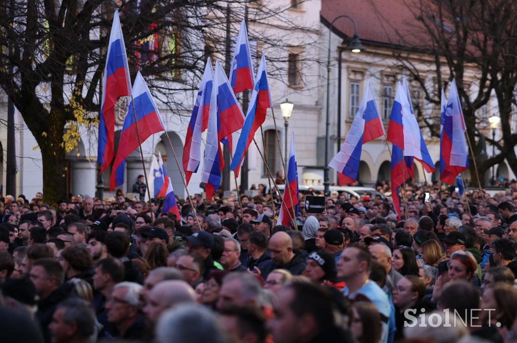 Protestni shod Novo mesto