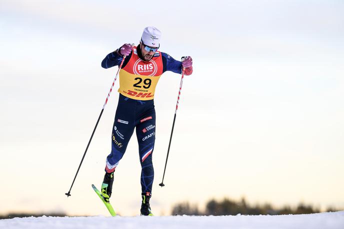 Lucas Chanavat | Lucas Chanavat je slavil v Davosu. | Foto Guliverimage