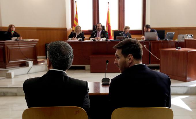 Messi se je na sodišču branil, da z izogibanjem davkom ni bil seznanjen in da ni ničesar vedel o finančnih zadevah, a ni prepričal sodnikov. | Foto: Reuters