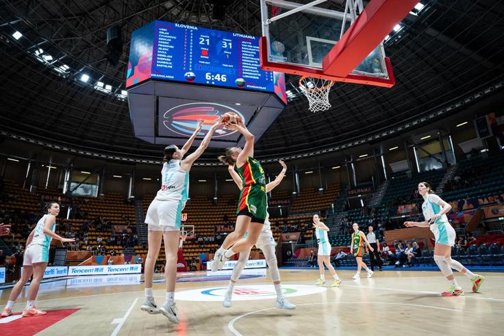 EuroBasket, Slovenija : Litva, slovenska ženska košarkarska reprezentanca | Foto: Fiba Europe