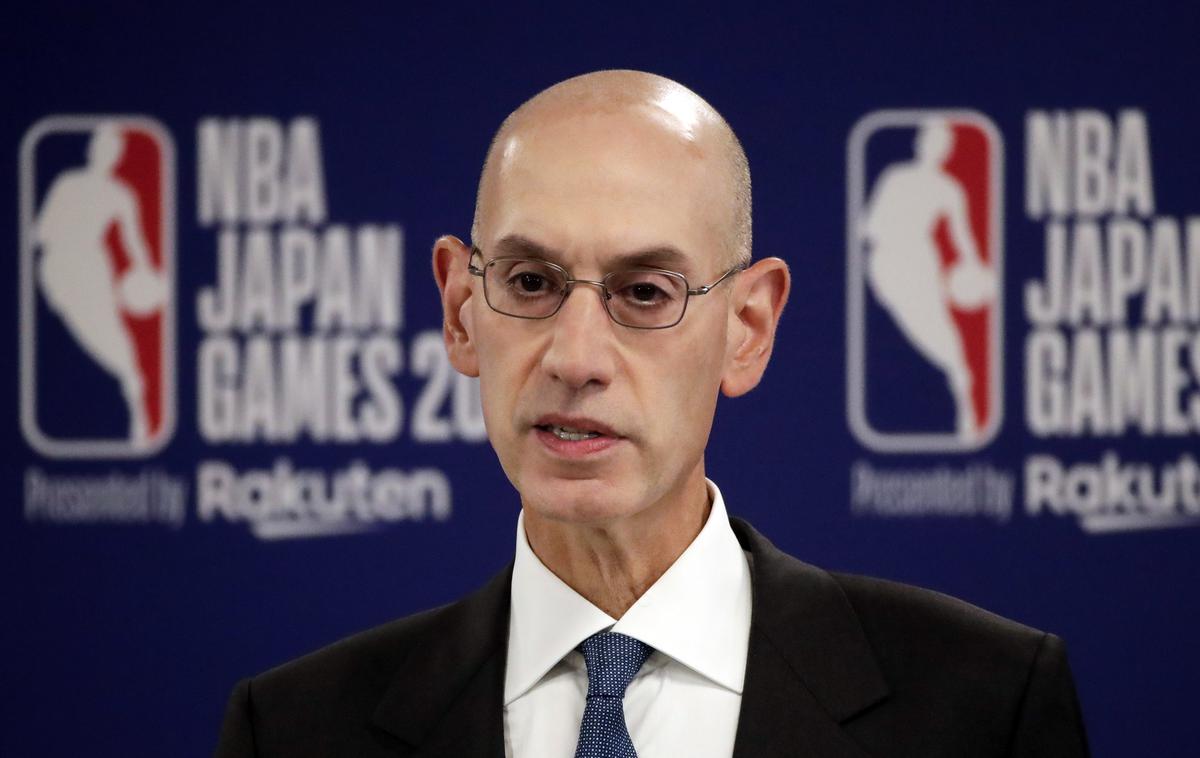 Adam Silver | Adam Silver je predstavil možnost, da bi NBA nekega dne lahko prešla z 12-minutnih na 10-minutne četrtine. | Foto Guliver Image