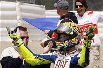 Rossi dobil motociklistično poslastico v Kaliforniji