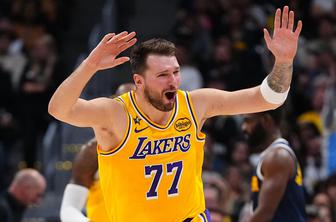 Luka Dončić navdušil Los Angeles: eksplozija na parketu in šov proti Pacersom