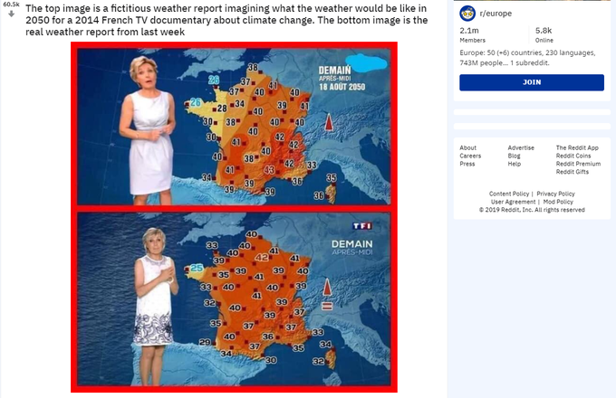 Vremenska napoved Francija | Foto: Matic Tomšič / Posnetek zaslona