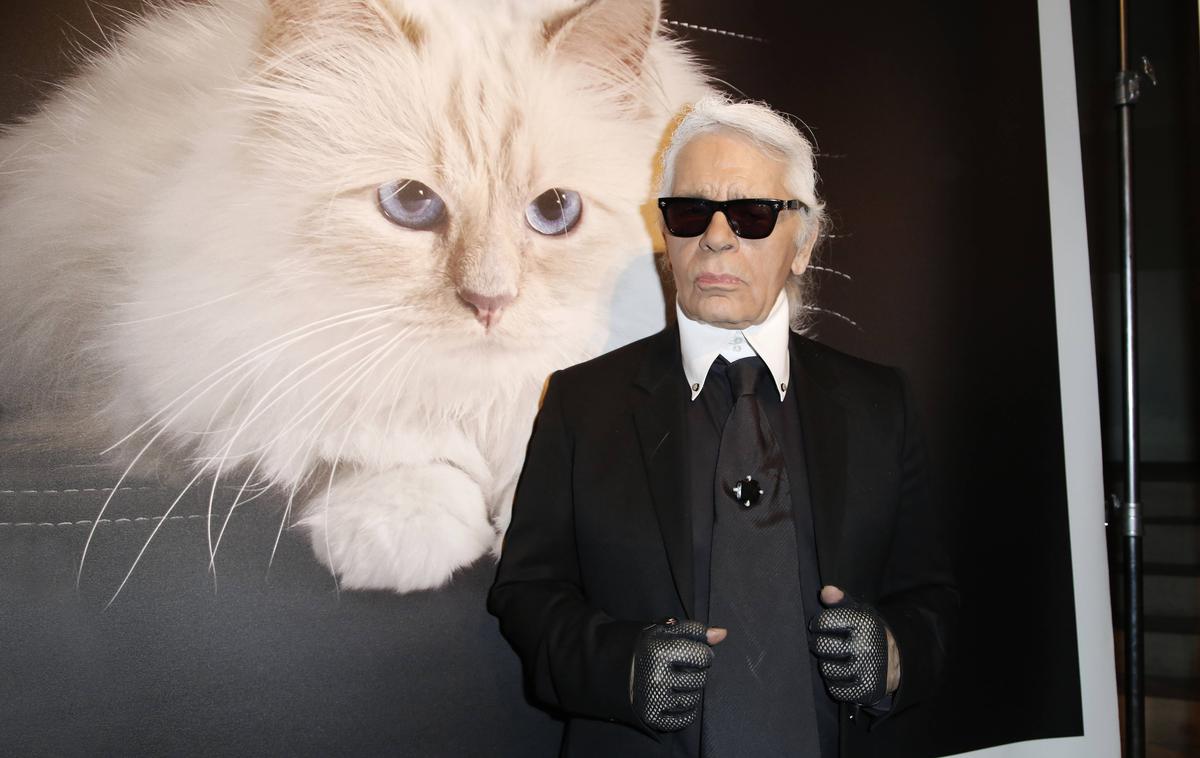 Karl Lagerfeld, mačka Choupette | Še vedno ni znano, ali se bo mačka pokojnega Lagerfelda udeležila dogodka. | Foto Guliverimage