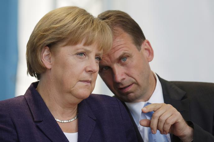 Dieter Althaus (danes Magna Europe) in Angela Merkel | Foto Reuters