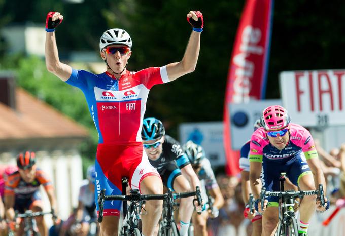 Marko Kump won last stage of 2015 Tour of Slovenia, at the time he was in Adria Mobil jersey. | Foto: 
