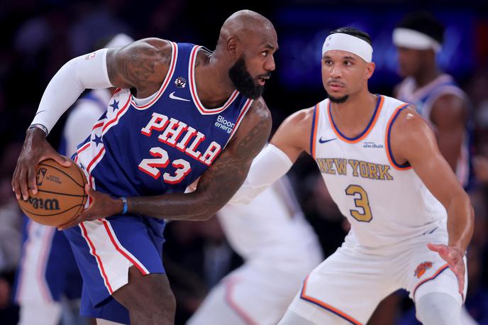 LeBron James | LeBron James je ob debiju v dresu Philadelphie vknjižil 14 točk, 9 skokov in 7 asistenc. | Foto Guliverimage