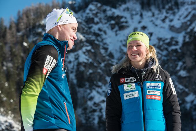 Anamarija Lampič in njen brat Janez Lampič, ki je tudi v slovenski reprezentanci. | Foto: Sportida