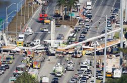 Zrušitev nadhoda v Miamiju terjala najmanj šest življenj