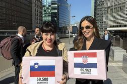 Inštitut 8. marec predal podpise za dostopen splav v Evropi, v Bruslju tudi Severina