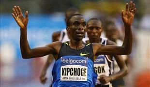 Kipchoge in Masai zmagala v zasneženem Edinburghu