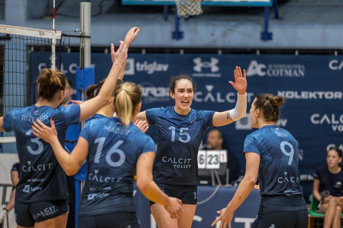 Calcit Volley | Kamničanke so tudi na drugi polfinalni tekmi zmagale s 3:1 in napredovale v finale. | Foto Jan Uršič