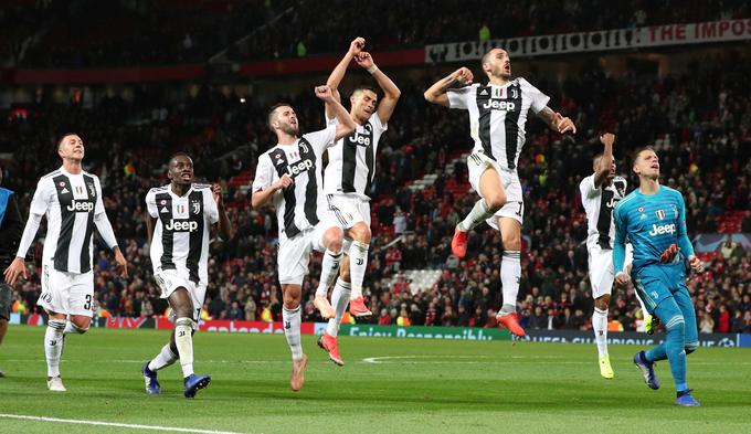 Juventus je z devetimi točkami suvereno na vrhu lestvice skupine H. | Foto: Reuters