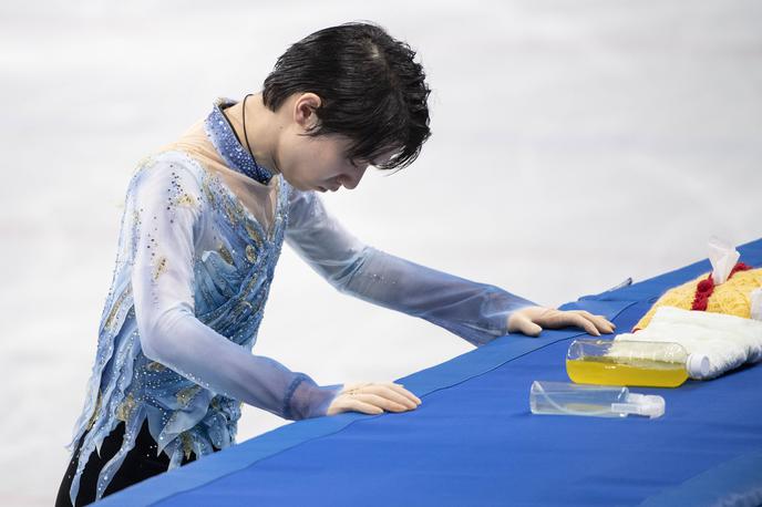 Hanyu | Japonski ljubljenec Yuzuru Hanyu je po napaki v kratkem programu šele na osmem mestu. | Foto Guliverimage