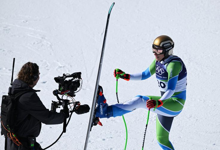 Ilka Štuhec je tekmo končala na 15. mestu. | Foto: Reuters