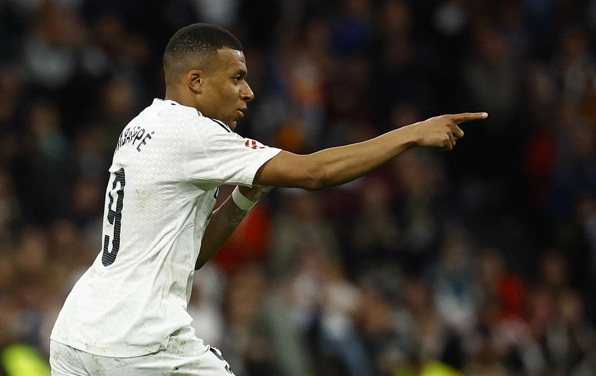 Kylian Mbappe Real Madrid |  Kylian Mbappe je sredi drugega polčasa zadel za izenačenje na 1:1. Jacobo Ramon pa v sodnikovem dodatku za zmago. | Foto Reuters