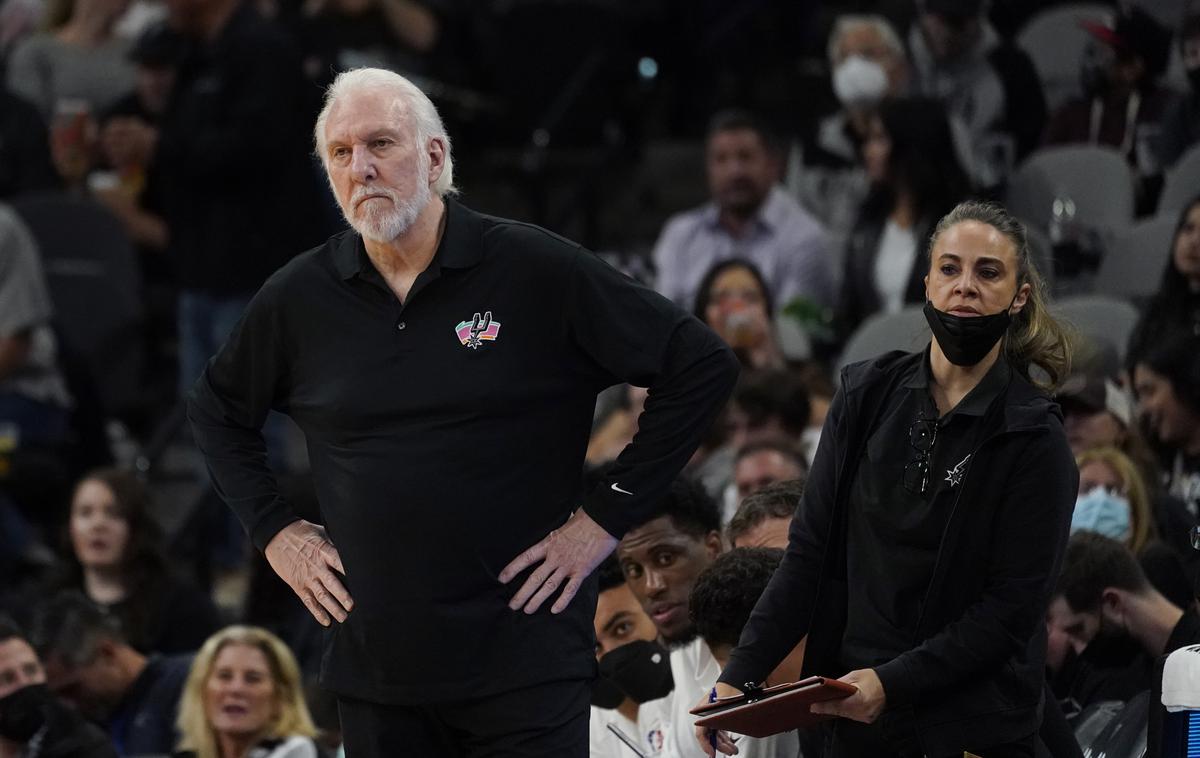 Gregg Popovich in Becky Hammon | Gregg Popovich | Foto Reuters