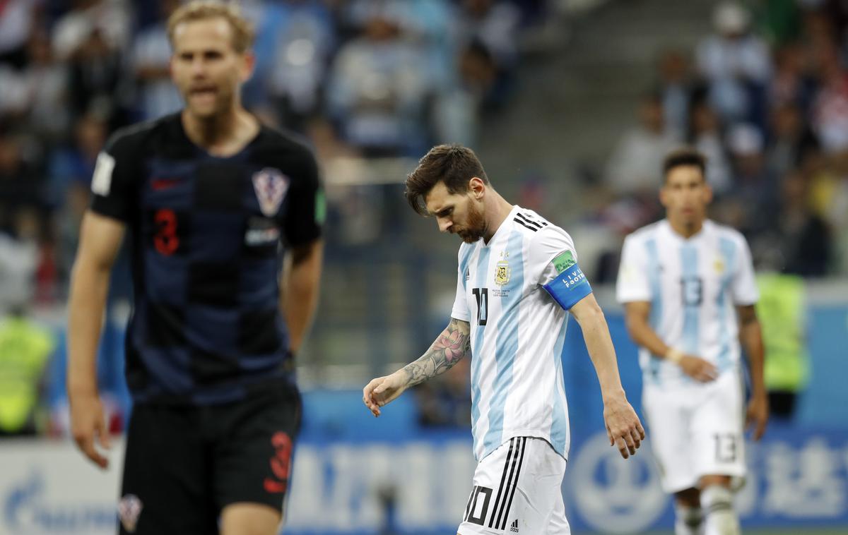 SP 2018 Lionel Messi Hrvaška | Pred štirimi leti so Hrvati Lionela Messija in soigralce premagali s 3:0. | Foto Guliver Image