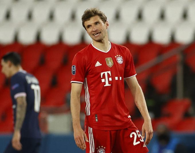 Thomas Müller je prepričan, da bi si Bayern zaslužil boljši rezultat zlasti na prvi tekmi. | Foto: Reuters