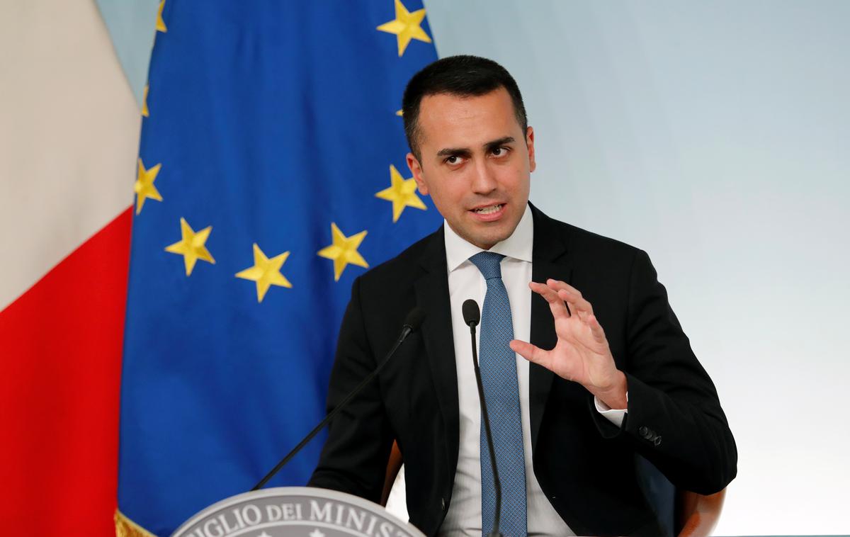 Luigi Di Maio | Gibanje pet zvezd in Demokratska stranka poskušata v Italiji oblikovati novo vladno koalicijo. Na fotografiji vodja Gibanja pet zvezd Luigi Di Maio. | Foto Reuters