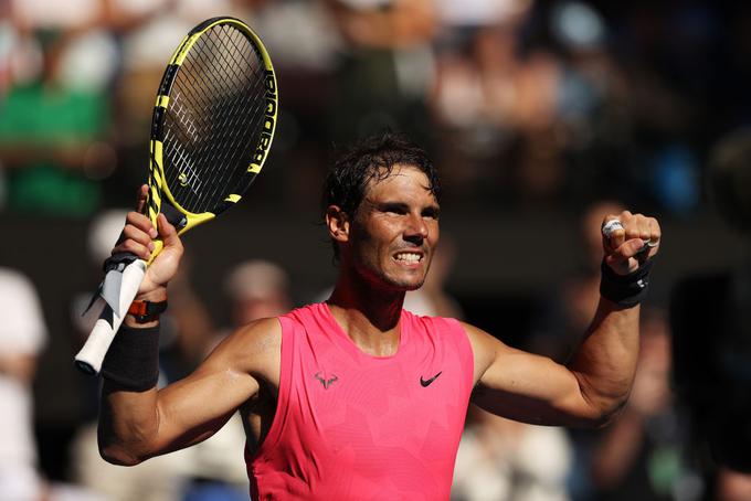 Rafael Nadal se nikoli ne znese nad svojim loparjem. | Foto: Gulliver/Getty Images